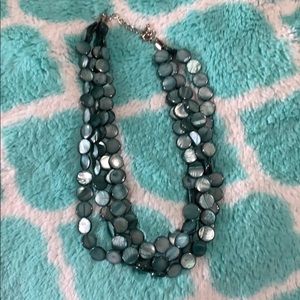 Turquoise in color necklace